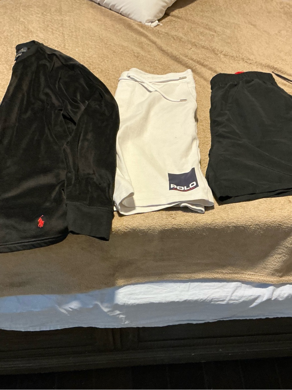 Polo by Ralph Lauren White Logo Boxer Briefs with Black Pair
